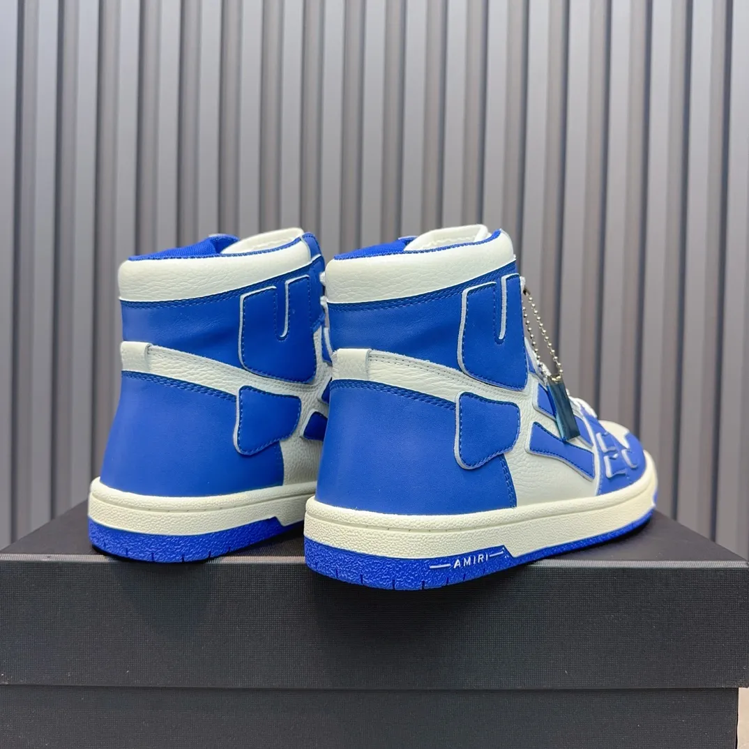 Men's shoes💰620💰 AMIRI AMIRI trendy brand hot sale🔥 Available all year round✅Couples💑 Official website synchronization Imported fabrics 1⃣️ratio 1⃣️Re-engraved, original factory special original sole, 35-45 (38.45. Non-refundable)